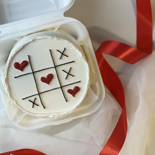 Бенто-торт «крестики-нолики»