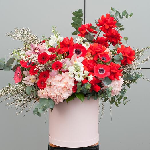 Коробка с цветами Фестиваль в Каннах