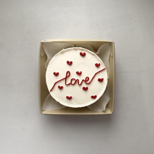Бенто торт «Love