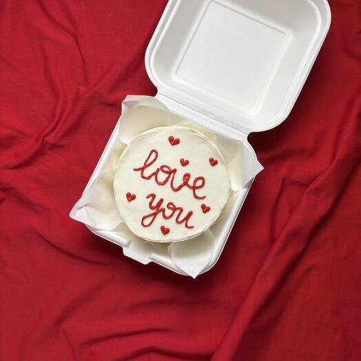 Бенто торт я тебя люблю I love you