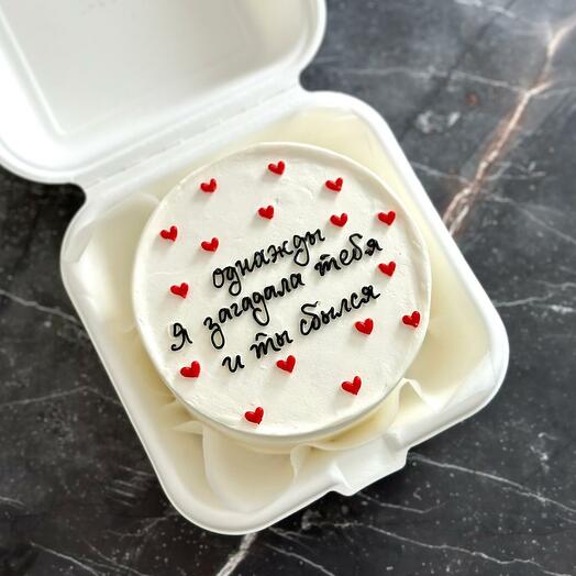 Бенто торт ко Дню Всех влюбленных