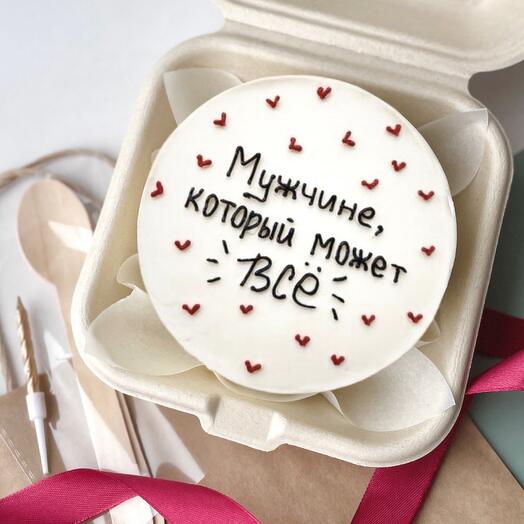 Бенто торт «мужчне, который может всё»