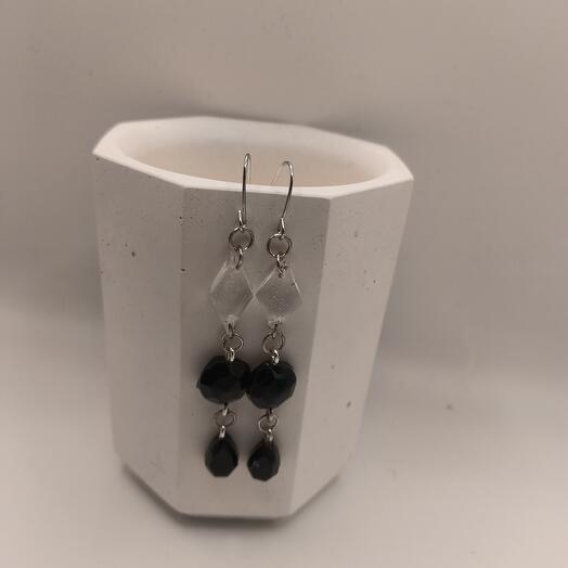 Серёжки из эпоксидной смолы