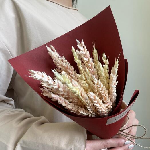 Букет из сухоцветов Тритикум