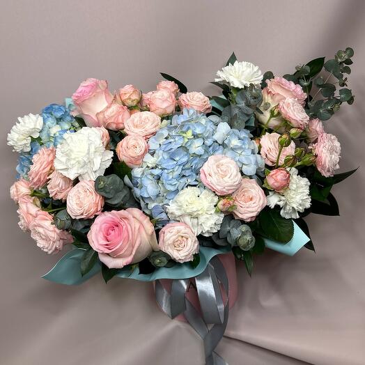 🌸Большая цветочная композиция из роз