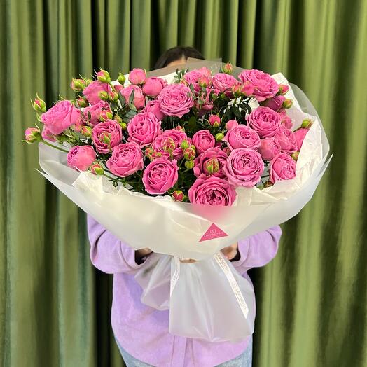 Моно 7 кустовых роз Мисти