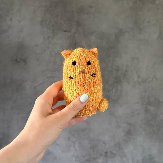 Котенок мини оранжевый