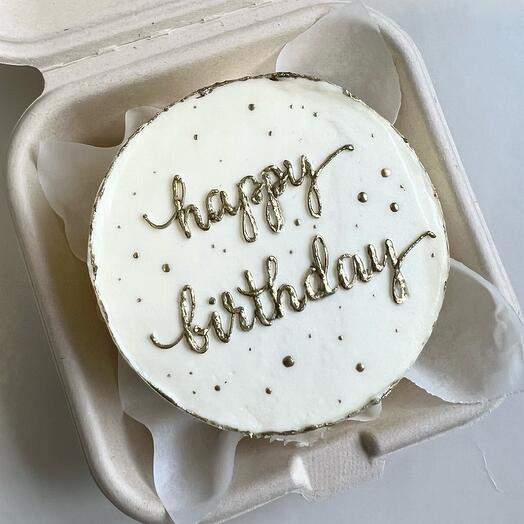 Бенто-торт ко дню рождения «Happy birthday