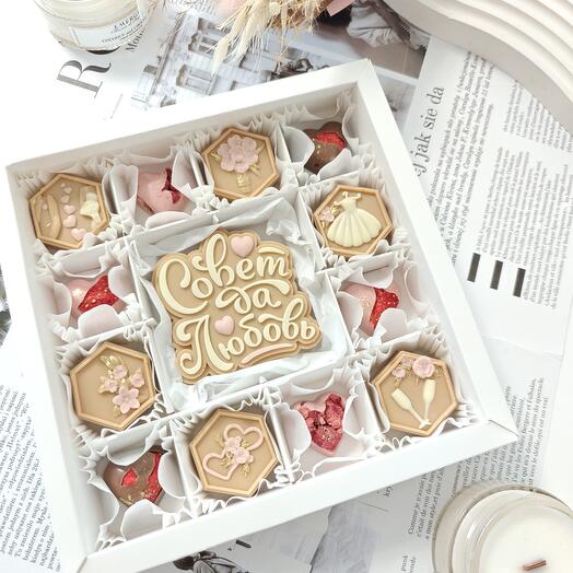 Набор шоколада на свадьбу