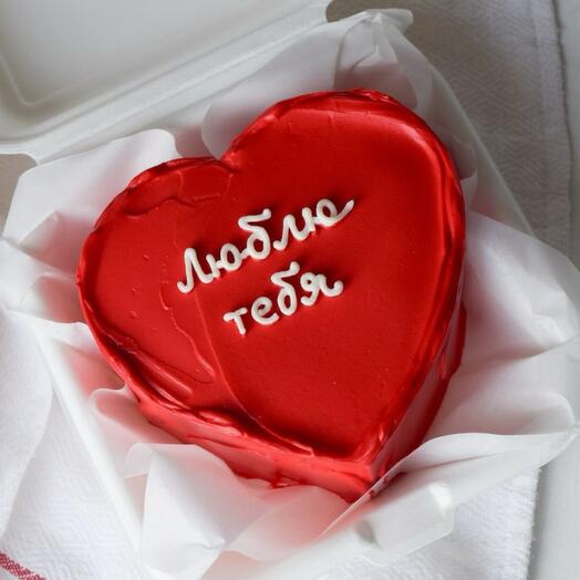Бенто торт в виде сердечко ♥️