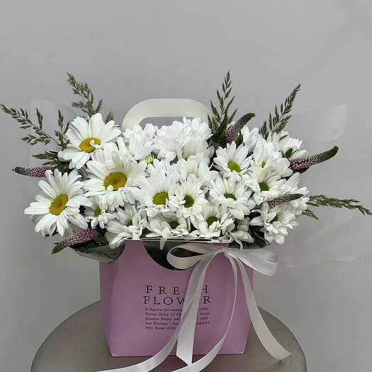 Сумочка из ромашек