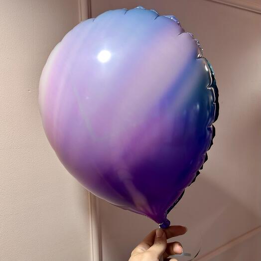 Шар «капля» сиреневый