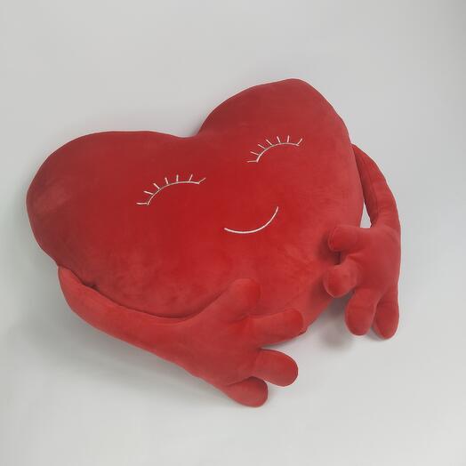 Игрушка-подушка "сердце" 32*46 14см
