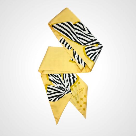 Лента твилли 150х10см желтая