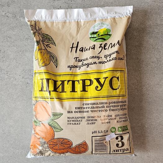 Грунт "Наша ферма" для цитрусов 3л