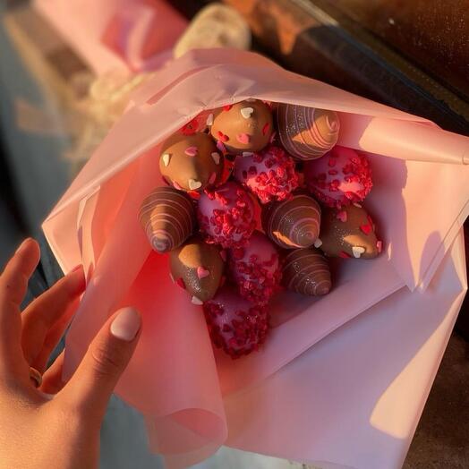Букет из клубники «Sweet Berry Heart»