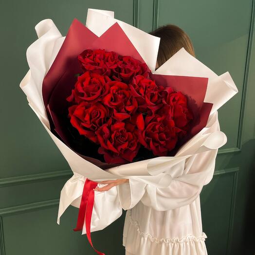 9 French roses