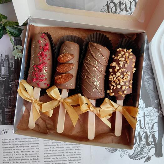 Набор Бананов в шоколаде 4шт