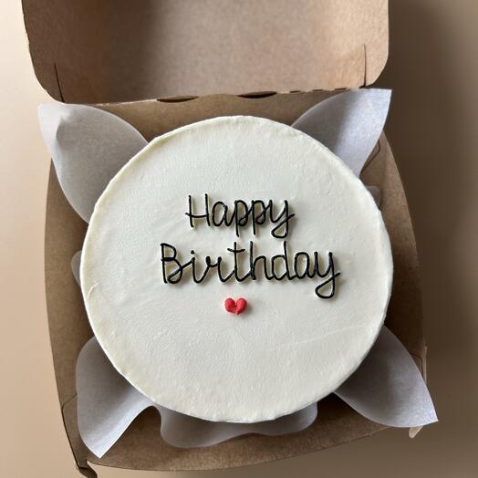 Бенто торт на день рождения «Happy Birthday»