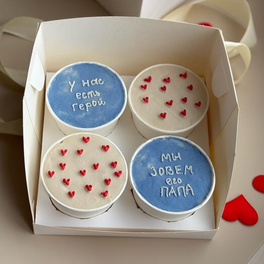 Набор Cake to go/ 4 шт/ для папы
