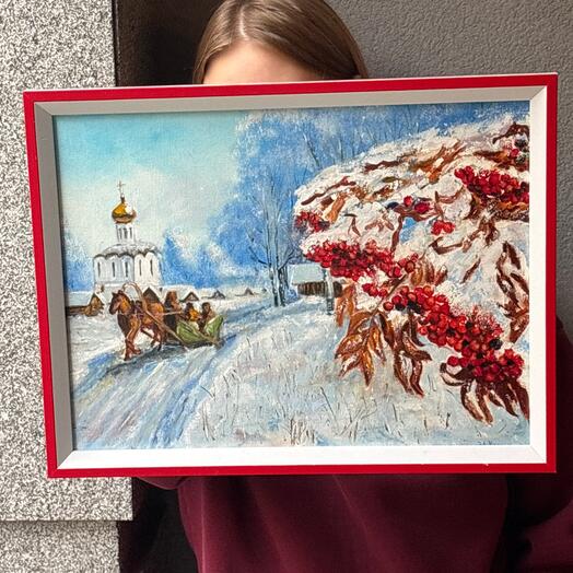 «Морозный денек» 2023, Хмелева, оригинал