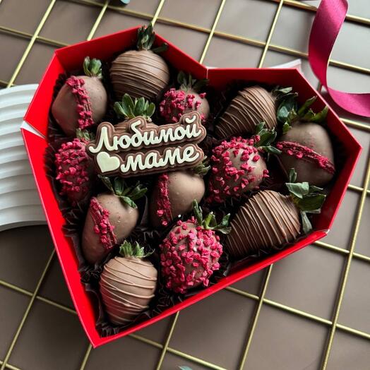 Клубника в шоколаде для мамы /день матери/клубника для мамы