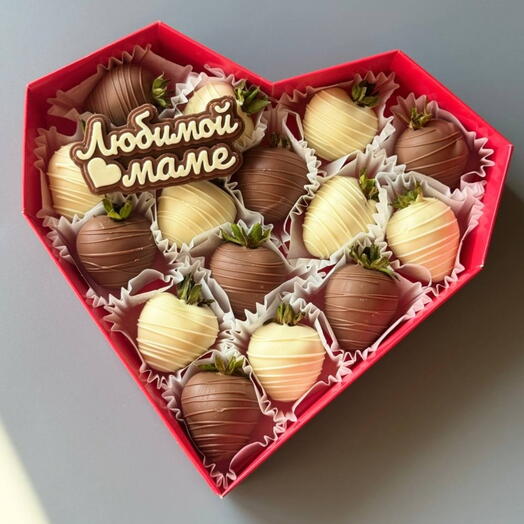 Клубника в шоколаде для мамы🍓