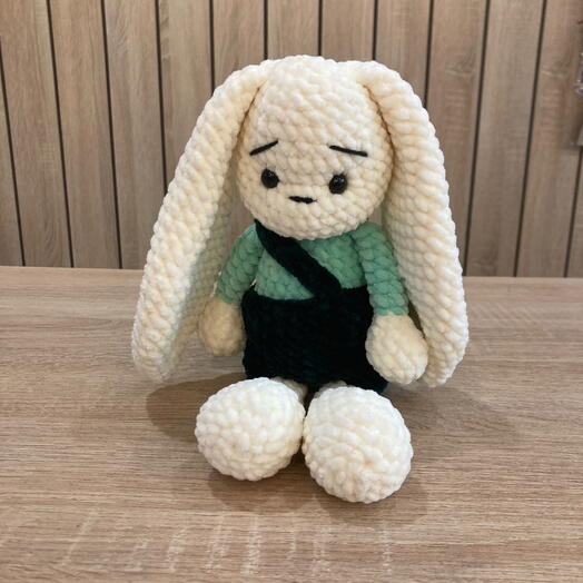 Мягкая игрушка «мальчик зайчик» ручной работы