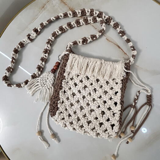 Сумка макраме