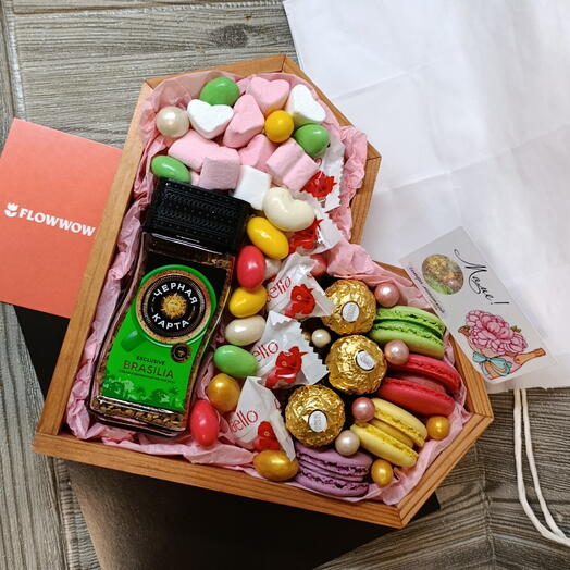 Набор сладостей с черной картой💗