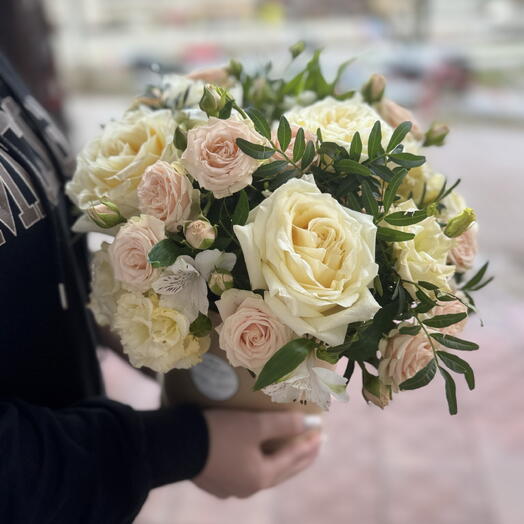 Коробка с цветами