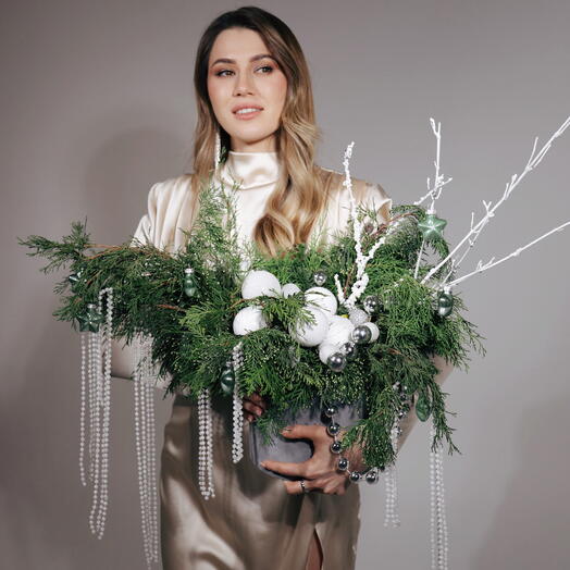 Большая композиция "Серебро"