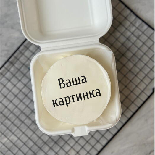 Бенто торт с печатью (сахарной картинкой)