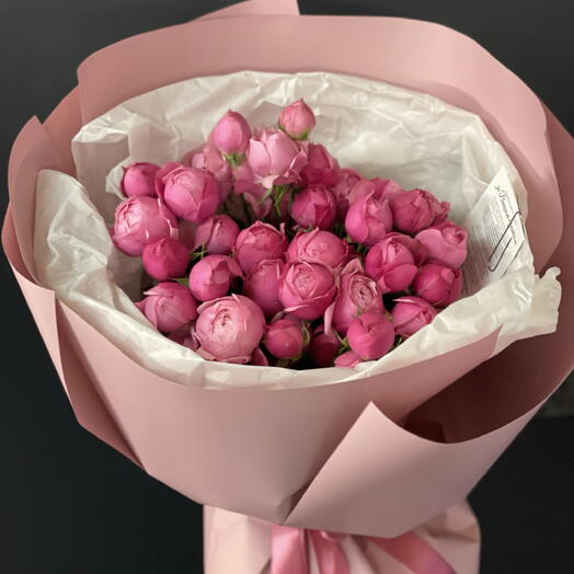 Пионовидная кустовая Роза SILVA PINK M