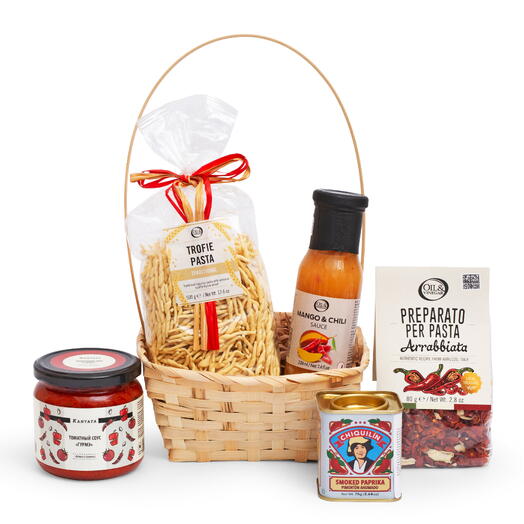 Корзина паста, соусы «Вкус путешествий», Кантата