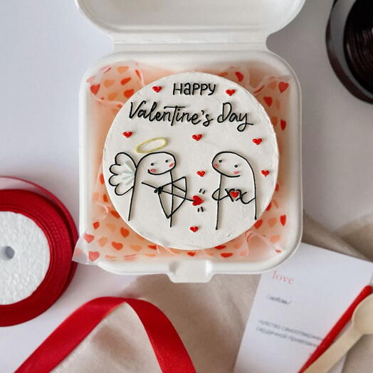 Бенто торт «happy Valentine s Day любимому, парню, мужу, Жене, девушке