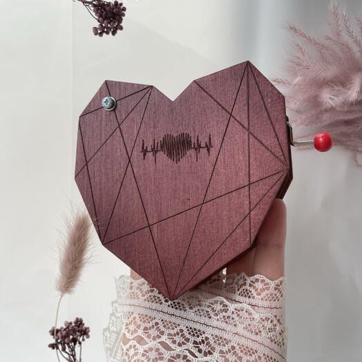 Музыкальная шкатулка -Only you с лавандой | Подарок сестре на день рождения