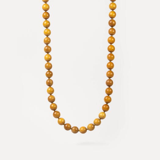Ожерелье, колье Самшит Сандал 14K 45 см (NEC1071)