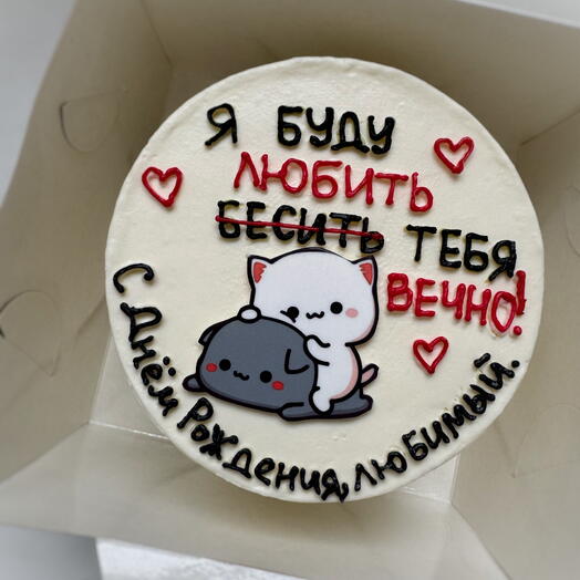 Торт с котиками
