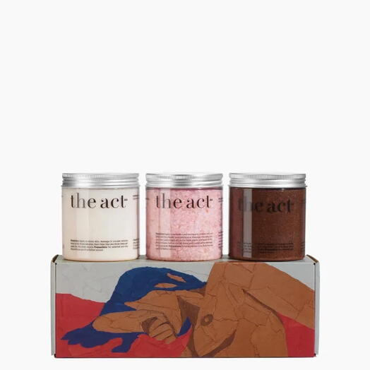 Набор скрабов для тела: кокос + шоколад + грейпфрут