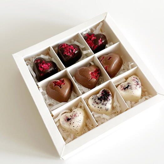 Набор конфет 9 штук белая