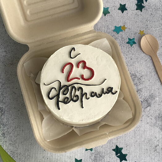 Бенто торт с 23 февраля