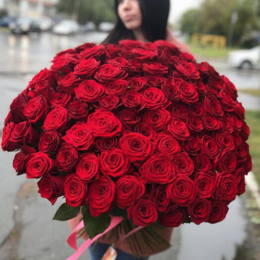 101 red roses