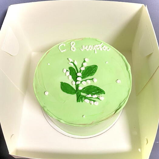 Бенто торт с 8 марта ландыши