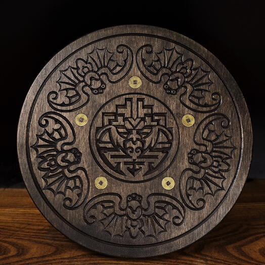 Крутящаяся подставка для бонсай, 24см