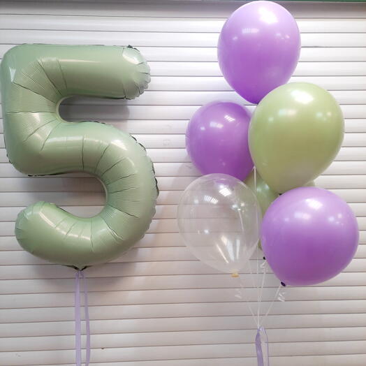 Шары на 5 лет для дочки