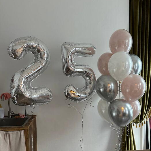 Набор шаров 25 лет