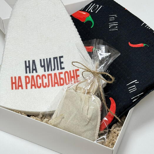 Подарочный набор для мужчины "Для классной баньки"