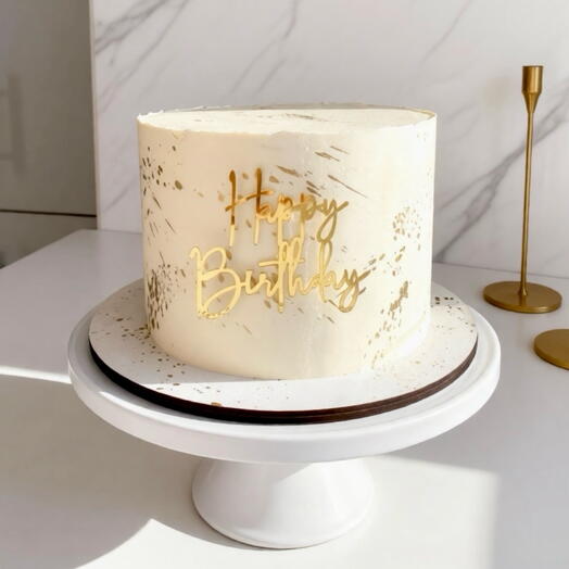 Торт на день рождения. «Happy birthday
