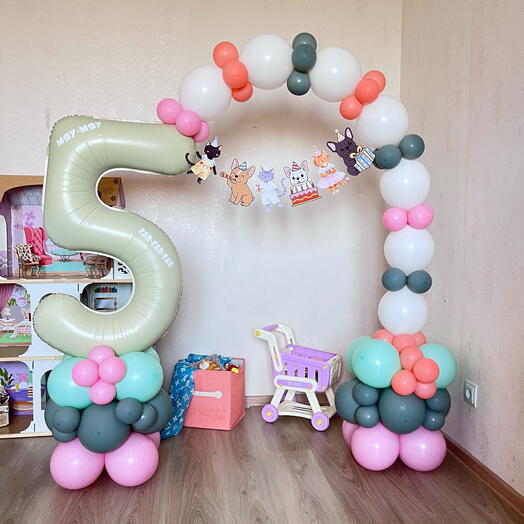 Шары на день рождения Хвостики